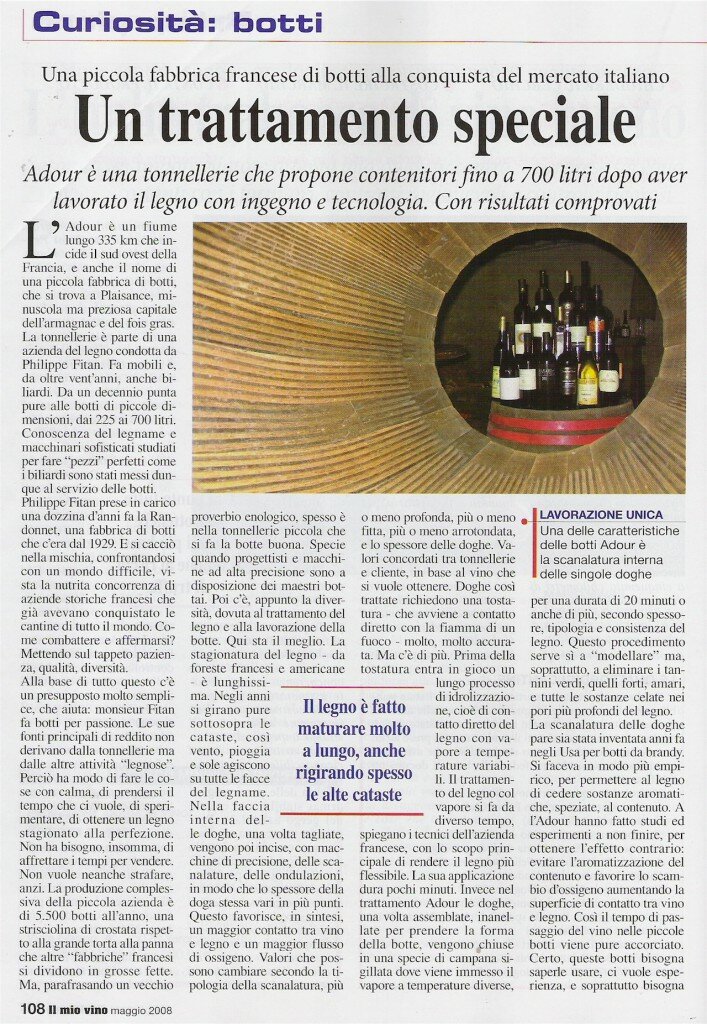 2008 Articolo Il Mio Vino Maggio 2008 1-small