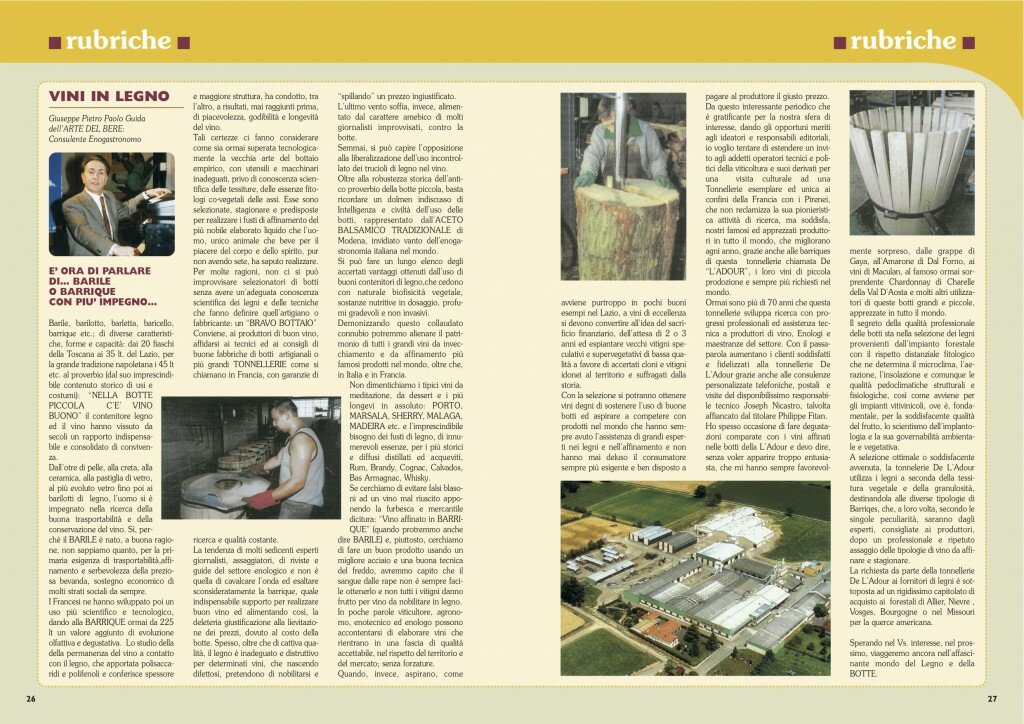 2006 Article ARTE & VINO 05.07.2006